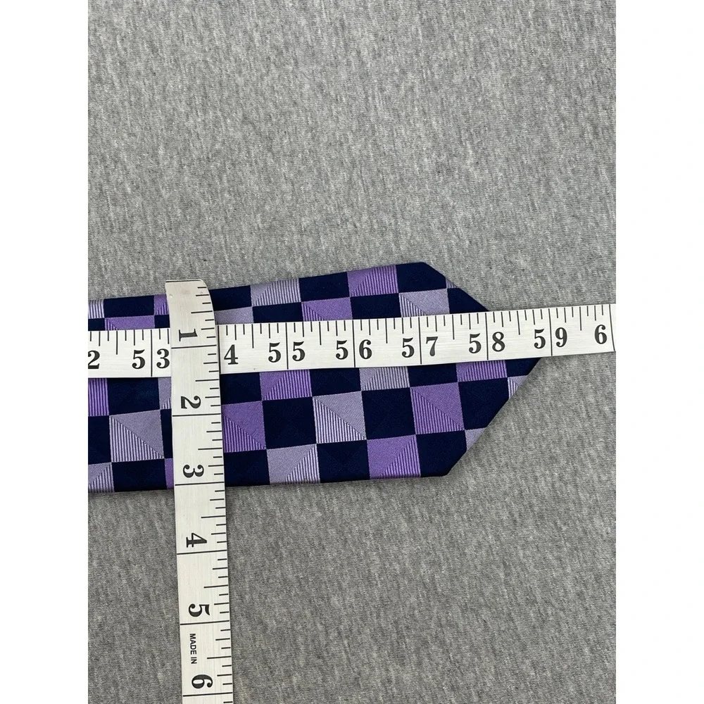 Michael Kors Tie Mens Geometric 100% Silk 3